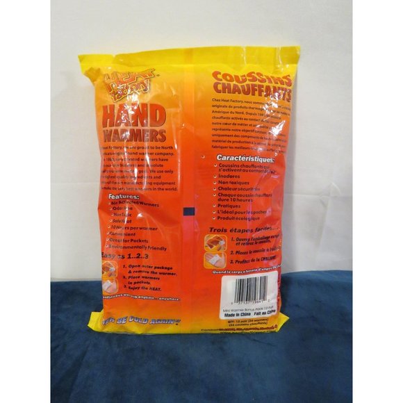 Heat Factory Hand Warmers NEW Pack of 24 Last 10 H - Picture 2 of 6